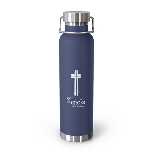Coffee of the Cross - Copper Vacuum Insulated Bottle, 22oz