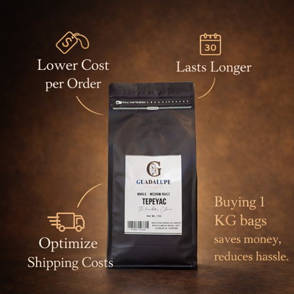 Guadalupe Roastery – 1 KG (2.2 LB) Coffee Bag